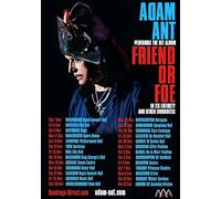 Adam Ant Friend Or Foe UK Tour A3 Print Poster Wall Art Home Decor Album Gift Present Photo Living Room Dining Room Bedroom Unframed Concert Tour Gig Live Show Music Arena