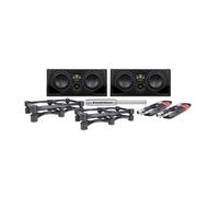ADAM Audio - A77H Pair + Iso Stands + Leads+ Sonarworks Mic