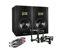 ADAM Audio T7V (Pair) + Iso Acoustic Stands + Cable Bundle