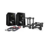 ADAM Audio T8V 8" Nearfield Monitors (Pair), ISO-200 Stands and XLR Ca
