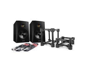 ADAM Audio T8V 8" Nearfield Monitors (Pair), ISO-200 Stands and XLR Ca