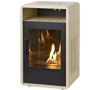 Adam Bellini Bio Ethanol Stove in Cream