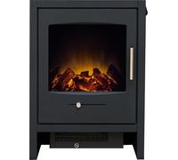 Adam Bergen Electric Stove in Charcoal Grey
