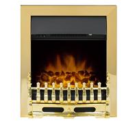 Adam Blenheim Electric fire in Brass