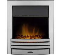 Adam 2kW Eclipse Electric Fire In Chrome, Silver