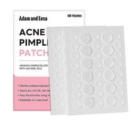 adam & eesa® Acne Patches - (Pack of 108) Dots for Hydrocolloid Spot Treatment - Face & Body Vegan Cruelty Free Skin Care Stickers, Fast-Acting Pimple Patches, Instant Blackhead Removal (8mm & 12mm)
