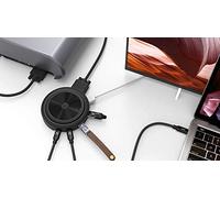 Adam Elements CASA Hub O7 - 7 Port USB-C Hub with Wireless Charger - Black