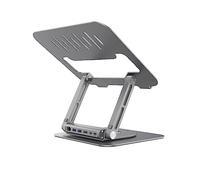 ADAM elements USB-C Stand Pro/Laptop Docking Station - CASA Hub Stand Pro 6in1 Multiport Stand Hub for M2/M1 Mac, iPad & Laptop Series- USB-C Host, USB-A x2, USB-C PD, HDMI, RJ45