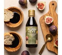 Adam & Eve Fig Balsamic Vinegar 250ml | Product of Kalamata Greece | Rich, Sweet & Fruity | Premium Gr alsamic for Salads, Marinades, Glazes & Cooking
