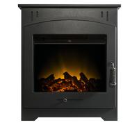 Adam Fires & Fireplaces Adam Holston Electric Inset Stove in Black with Remote Control Adam Fires & Fireplaces Black