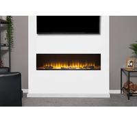 Adam Sahara Fully Inset Media Wall Electric Fire, 51 Inch Adam Fires & Fireplaces Black One Size