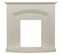 Adam Fires & Fireplaces Adam Truro Fireplace in Cream, 41 Inch in Cream Adam Fires & Fireplaces Cream