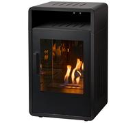 Adam Fires & Fireplaces Bellini Bio Ethanol Stove in Black Adam Fires & Fireplaces Black