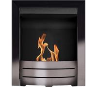 Adam Fires & Fireplaces Colorado Bio Ethanol Fire in Black Nickel Adam Fires & Fireplaces Black