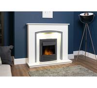 Adam Fires & Fireplaces Eclipse Electric Fire in Black Adam Fires & Fireplaces Black