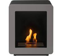 Adam Fires & Fireplaces Mira Bio Ethanol Stove in Grey Adam Fires & Fireplaces Grey