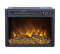 Adam Fires & Fireplaces Sureflame Ripley Inset Electric Fire with Remote Control in Black Adam Fires & Fireplaces Black