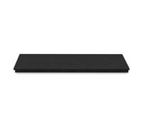 Adam Granite Stone Hearth in Black, 48 Inch
