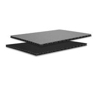 Adam Hall 0568BG SolidLite® Panel, 6.8 x 2500 x 1250mm (Black/Grey)