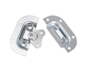 Adam Hall 17373 Ah Butterfly Closure Change Small Plate 10 mm Deep Silver Musical Instrument Hardware