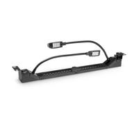Adam Hall 19 Dual Gooseneck LED Rack Light with Dimmer