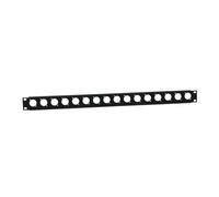 Adam Hall U-shaped Rack Panel 1 U for 16 XLR Sockets