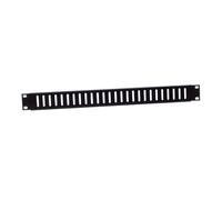 Adam Hall 19 U Shaped Ventilation Panel With Vertical Slots 1U