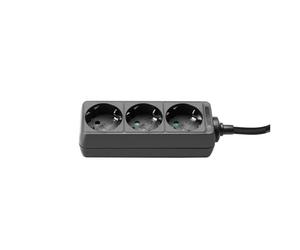 Adam Hall 3 Socket EU Power Strip 1.4m Cable