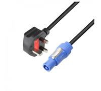 Adam Hall 3 STAR powerCON GB K4CPFIN to BS1363/A Power Cable 3m