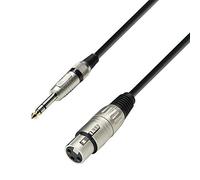 Adam Hall 3 Star Series 10m XLR Female to 6.3mm Jack Stereo Microphone Cable