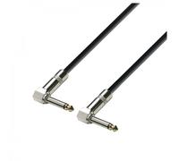Adam Hall 3 STAR Unbalanced Angled 1/4" TS Jack Cable 30cm