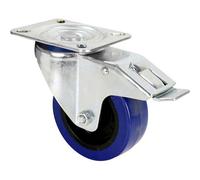 Adam Hall 100 mm Swivel Castor with Brake