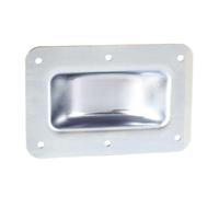 Adam Hall 38083 Galvanised Steel Castor Dish for Stacking Flightcases