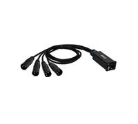 Adam Hall 4 STAR CATBOX XM3 Audio & DMX Adapter 3-pole XLR male x Cat.6a