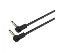 Adam Hall 4 STAR Rean Unbalanced Angled 1/4" Jack TS Patch Cable 30cm