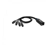 Adam Hall 4 STAR Rean XLR 5-Pole (F) to CAT6A Audio & DMX Multicore