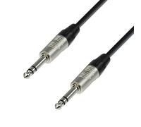 Adam Hall 4 Star Series 3m Rean 6.3mm Jack Stereo to 6.3mm Jack Stereo Microphone Cable
