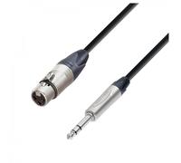 Adam Hall 5 STAR Neutrik Balanced XLR (F) to TRS 1/4" Jack Cable 5m