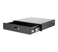 Adam Hall 87402 2U Steel Rack Drawer 2U with Lock