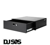 Adam Hall 87403 Rack Drawer 3U Aluminium Heavy Duty Flightcase Touring Lockable