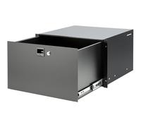 Adam Hall 87406 Steel Rack Drawer With Lock (6U)