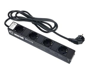 Adam Hall 87470 Power Strip 4 Sockets