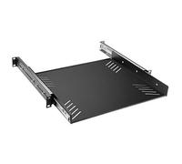 Adam Hall 87556 Rack tray 1U 19 inch Black Steel