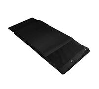 Adam Hall Accessories 0151 X 66 - Deco Cloth B1 with Burnished Grommets Hemmed 6 x 6 m, Black