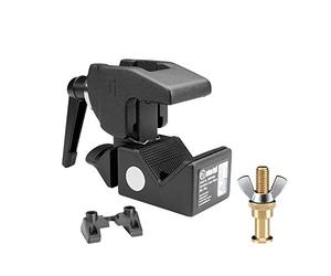 Adam Hall Accessories SUPER CLAMP SET 1 - Universal Hook Clamp with Toggle Black and with Bolt SS018