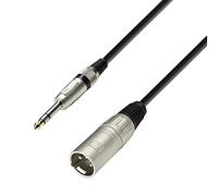 Adam Hall Audio Cable 3 Star Series 10m XLR Male to 6.3mm Stereo Jack