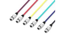 Adam Hall Cables 3 STAR MMF 0050 SET Microphone Cable set Adam Hall XLR female x XLR male | 0.5 m