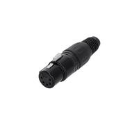 Adam Hall Cables 4 STAR C XF5 BLKXLR male 5-pin female