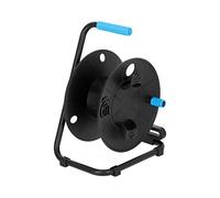 Adam Hall Cables 4 Star CD 042 Plastic Cable Reel with Steel Frame, Black, Size M
