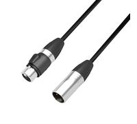 Adam Hall Cables 4 STAR DGF 0020 IP65 - Adapter Cable DMX 3-pole IP65 XLR female to 5-pole IP65 XLR male | 0.2 m